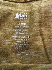 REI Co-op men’s long-sleeve technical top Mustard