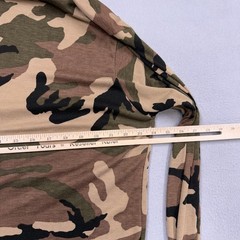 Vintage Kenyon Shirt Mens Small Green Camouflage Long Sleeve Hunting Tee USA