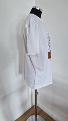 Seasalt Cornwall White Graphic T-Shirt Size M Organic Cotton Abstract Print Tee