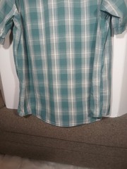 Wrangler Men Blue Plaid Button Down Shirt XL