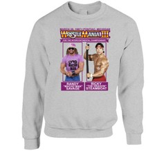 Randy Savage Macho Man Ricky Steamboat The Dragon Wrestlemania 3 Wrestling Fan T