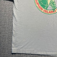 Vintage Dauphin Island Sea Lab Loggerhead Turtle T Shirt Grey XL Hanes Beefy T