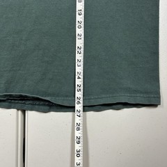 Vintage Champion Shirt Blank Green Logo Graphic Men’s Large Sun Faded Streetwear