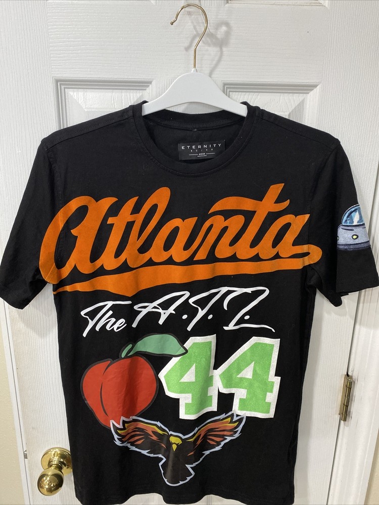 Eternity BC/AD T-Shirt , Atlanta, The ATL, 44, Double Sided Size Medium