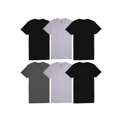 Fruit of the Loom 6-Pack Pocket Tee Men’s T-Shirt Soft and Breathable Assorted
