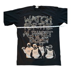 Double Line Watch For The Alphabet Boys T Shirt Mens 2XL Tall USA Graphic Tee