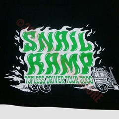 Rare Vintage Snail Ramp – Topless Driver Tour 2000 Japanese Ska Punk Band Tshirt