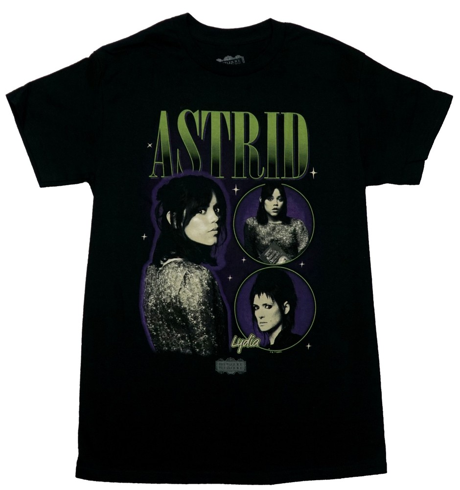 Beetlejuice Beetlejuice New Adult T-Shirt – Astrid Pictured with Lydia