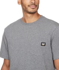 CAT Men’s Pocket Tee Lot of 3 Black, Green & Gray Pick Your Size NWT