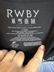 RWBY: Ice Queendom Weiss Schnee Nightmare Side Double-Sided T-Shirt Size XL 2022