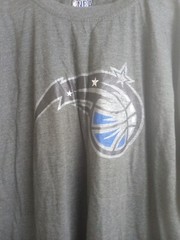 Orlando Magic Basketball NBA Short Sleeve Gray T-shirt 3XL