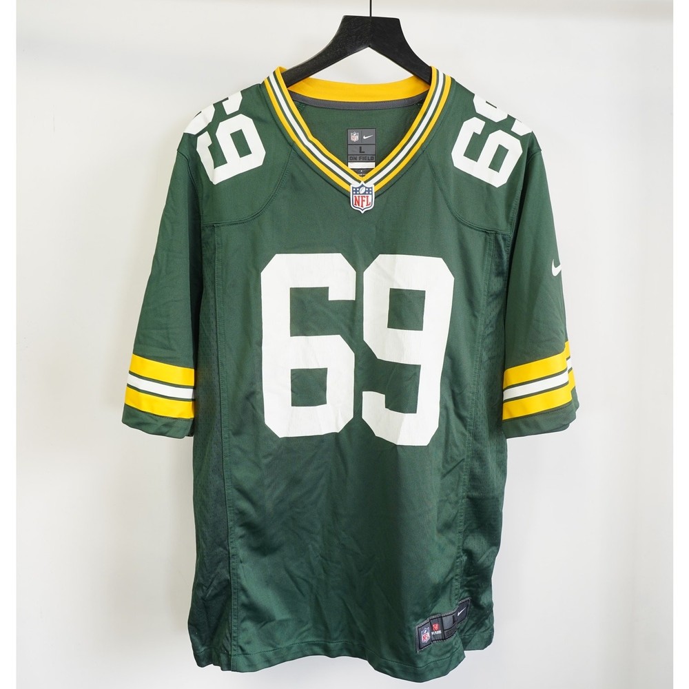 Nike Green Bay Packers David Bakhtiari Football Jersey Mens L NFL On Field Green