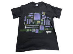 Discovery Channel CPU Motherboard Single Stitch Vintage T-Shirt 90s Med US