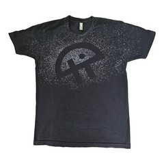 American Apparel Men’s Large Black Graphic T-Shirt 100% Combed Cotton Made USA