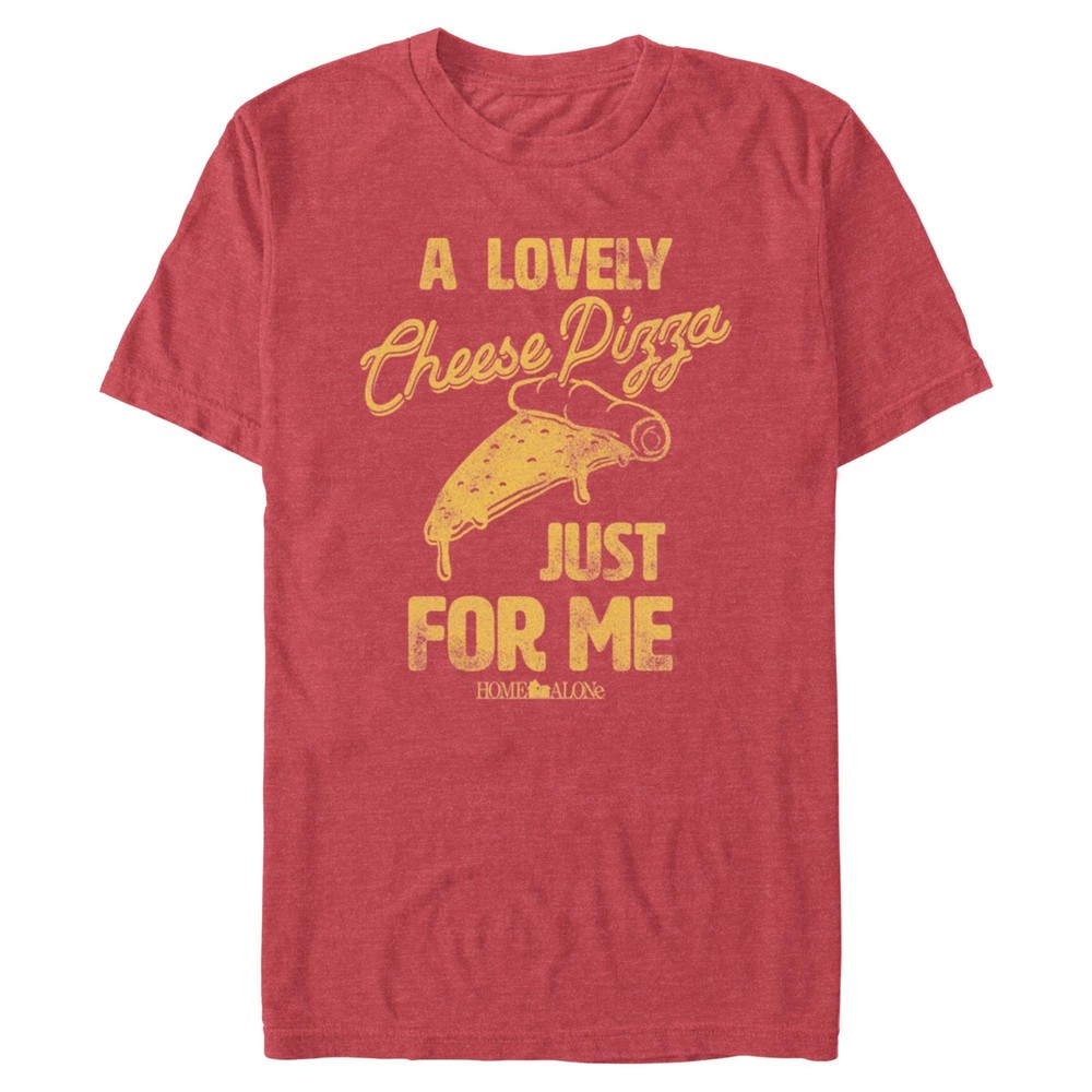 Men’s Home Alone A Lovely Cheese Pizza For Me T-Shirt