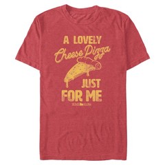 Men’s Home Alone A Lovely Cheese Pizza For Me T-Shirt
