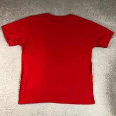 Adidas Shirt Mens Extra Large Red Solid Graphic Basketball Minimal The To-Go Tee
