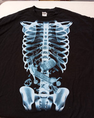 Delta Pro Weight X-RAY T-SHIRT Adult 3XL, Black