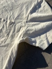 RRL Ralph Lauren Pocket T Shirt Mens Medium Made In USA White Double RL