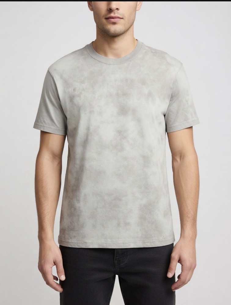 NWT American Eagle Tie Dye Soft Standard Fit T-Shirt Gray Short Sleeve M
