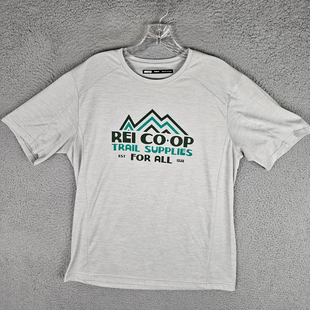 REI Co-op Trail Supplies T-Shirt Mens M Graphic Short Sleeve Pullover 22743-S21