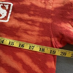 The Migos T Shirt Adult Medium Red Bleach Acid Wash Rap Hip Hop Music Quavo