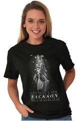 Michael Jackson King of Pop MJ Spotlight Womens or Mens Crewneck T Shirt Tee