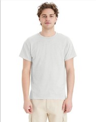 Hanes 5170 5XL EcoSmart Crewneck Short Sleeve Tee Unisex Pit to Pit 31″ Ash
