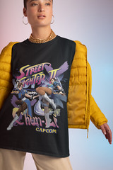 Chun Li T-shirt Street Fighter vs King Of Fighters Snk Anime Gift Shirt All Size