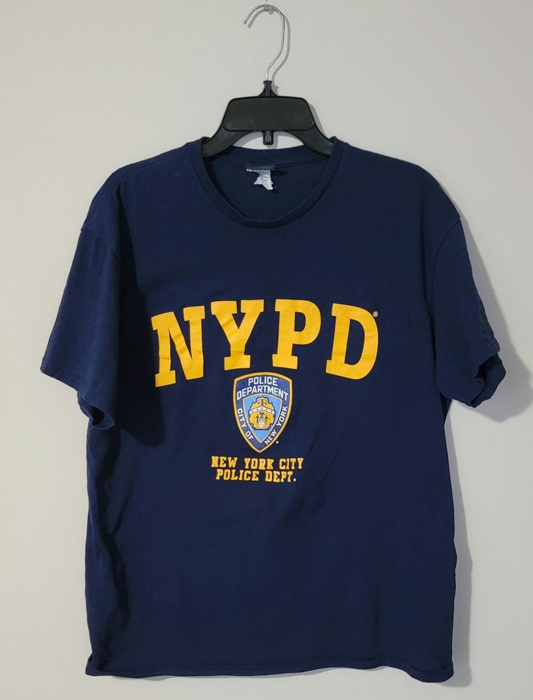NYPD Officially Licensed Blue T-Shirt Size Men’s Large New York Police