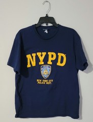 NYPD Officially Licensed Blue T-Shirt Size Men’s Large New York Police