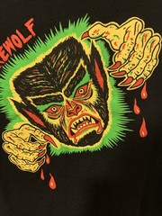 Ben Cooper Werewolf Uni-sex Raglan Vixen by Micheline Pitt Shirt Size M