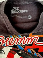 Rae Sremmurd SR3MM Racing Style Graphic T-Shirt, Black, Ripped, Small Hole, Med