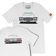 1964 Chevy Impala SS, Classic Car Men’s T-shirts Made in USA