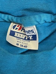 Vintage 80s Durango Colorado Railroad T Shirt size M Medium Blue Rare USA