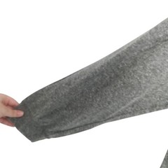 UntuckIt Mens Long Sleeve Notch Neck Gray Shirt Size XXL Marled Soft Comfort
