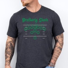 BROTHERLY SHOVE | Philadelphia Football Soft Ring Spun Pre-Shrunk Cotton T-Shirt