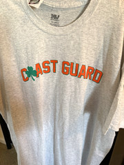 U.S. Coast Guard USCG Shamrock T-Shirt XXL NWT New Grey