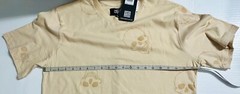 EIGHT Men’s Vintage Skulls T-shirt – Large – Tan – Textured