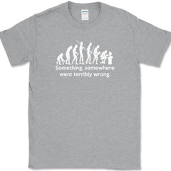 Something Somewhere Went Terribly Wrong T-Shirt Funny Nerd Computer Tee