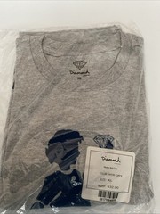 Diamond Supply Co Skate Kid Tee XL Heather Grey Deadstock New In Bag
