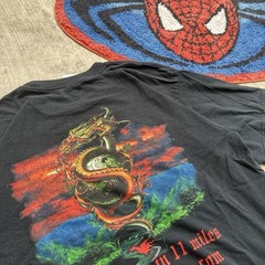 Gildan Heavyweight Men’s L Black Deal’s Gap Dragon Graphic Cotton Knit Tee