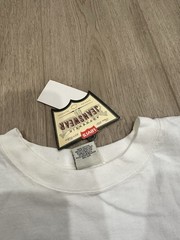 NWT VTG 90s LEVIS 501 Promo Genuine USA Made Jeans White Tee T-Shirt Mens Large
