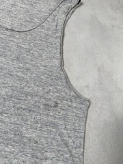 Allsaints Figet Vest Cotton Men Tank Top Sleveless T Shirt Size M Grey