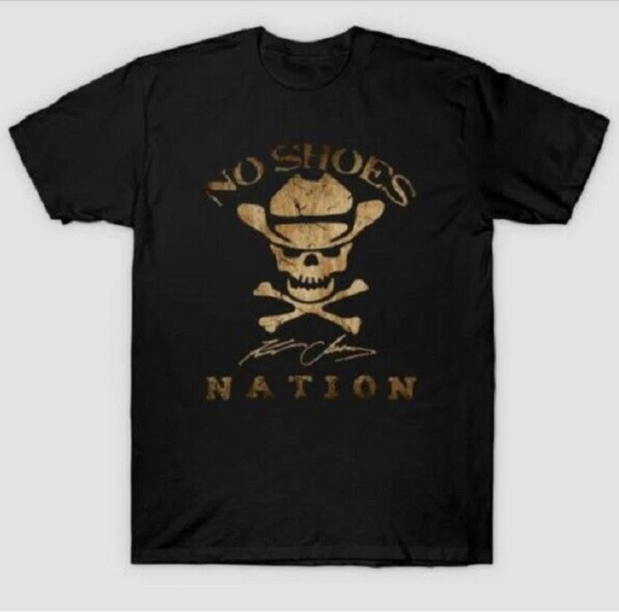 Live in No Shoes Nation Kenny Chesney T-Shirt Everybody Wants to Go to Heaven