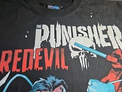 The Punisher Daredevil T-Shirt Mens 2XL LIMITED EDITION Front & Back Graphics