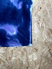 Denim & Flower Ricky Singh Tie Dye T-Shirt Mens Large Purple Blue Take A Hike