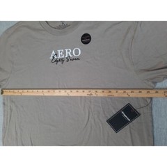 Aeropostale Men XL Oversized Fit Embroidery Art Logo T-Shirt Short Sleeve Cotton