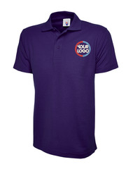 Custom Embroidered Polo Shirt Uneek UC101 Personalised Workwear Poloshirt T
