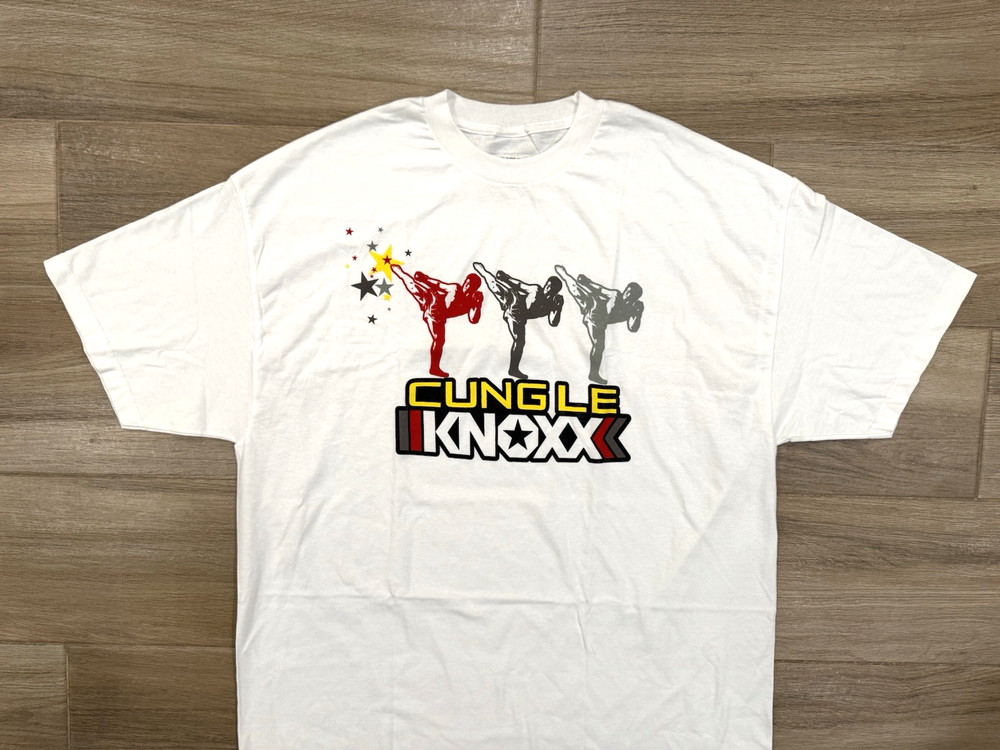 Vintage Cung Le Men’s T-Shirt 2XL Knoxx Fighting Mixed Martial Arts MMA Kicking